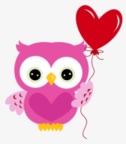 Owl Valentines Day Clip Art, HD Png Download, Transparent PNG
