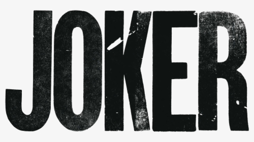 Joker Logotype - Joker 2019, HD Png Download, Transparent PNG
