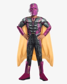 Boys Age Of Ultron Deluxe Vision Costume - Vision Avengers Costume, HD Png Download, Transparent PNG