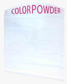 Acrylic Wall Mounted Rack Color Powder - Paper, HD Png Download, Transparent PNG