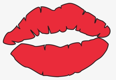 Clipart Of Lips, Mouth And Kiss, HD Png Download, Transparent PNG