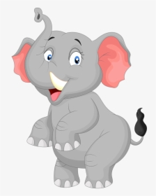 Elephant Cute Baby Clipart Image And Transparent Png - Cartoon Elephant Images Hd, Png Download, Transparent PNG