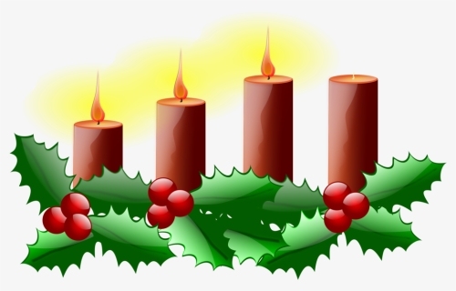 Third Advent, Christmas, Advent, Candle, Green, Red - First Sunday Of Advent Clipart, HD Png Download, Transparent PNG