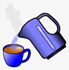 Teapot Cliparts Free Download - Kettle Heating Water Clipart, HD Png Download, Transparent PNG
