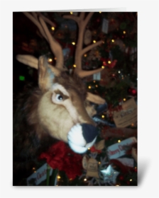 It Is Christmas, Deer Greeting Card - Reindeer, HD Png Download, Transparent PNG