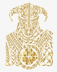 Celtic Knot Viking By 13smok Gold No Bg - Illustration, HD Png Download, Transparent PNG