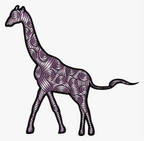 Giraffe, Animal, Mammal, Decorative, Decoration, Zoo - South African Giraffe Cartoon, HD Png Download, Transparent PNG