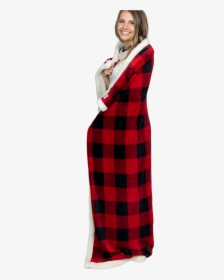 Red Plaid Sherpa Throw Blanket Image - Plaid, HD Png Download, Transparent PNG