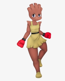 The Pokémon Hybridverse Wikia - Female Hitmonchan, HD Png Download, Transparent PNG