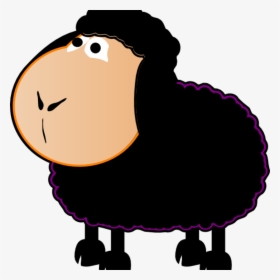 Black Sheep Clipart Black Sheep Clip Art At Clker Vector - Clipart Baba Black Sheep, HD Png Download, Transparent PNG