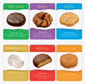 Girl Scout Cookies Flavors 2017, HD Png Download, Transparent PNG
