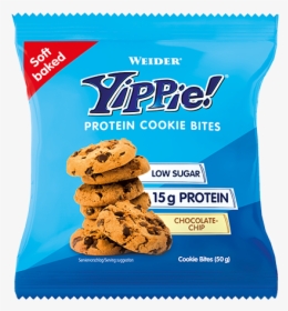 Yippie Protein Cookie Bites - Protein Cookies Low Sugar, HD Png Download, Transparent PNG