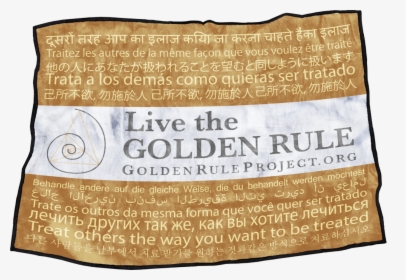 Golden Rule Blanket - Throw Pillow, HD Png Download, Transparent PNG