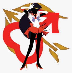 Super Sailor Mars Fan Art - Sailor Mars Flame Sniper Artwork, HD Png Download, Transparent PNG