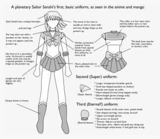 Sailor Moon Senshi Outfits, HD Png Download, Transparent PNG