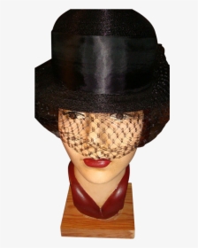 Howard Hodge Original Lady S Black Derby Style Hat - Mannequin, HD Png Download, Transparent PNG