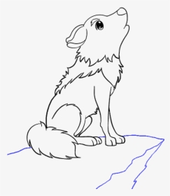 How To Draw Cartoon Wolf - Make A Cartoon Wolf Drawing, HD Png Download, Transparent PNG