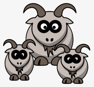 Cartoon Goat Clipart - Goats Clipart, HD Png Download, Transparent PNG