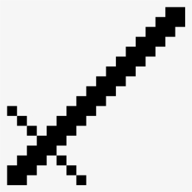 Minecraft Sword Drawing, HD Png Download, Transparent PNG