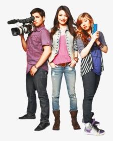Icarly Carly Sam Freddie - Icarly Carly Sam And Freddie, HD Png Download, Transparent PNG