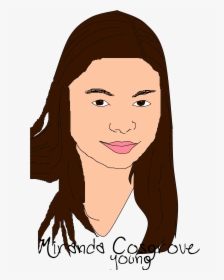 How To Draw Miranda Cosgrove - Girl, HD Png Download, Transparent PNG
