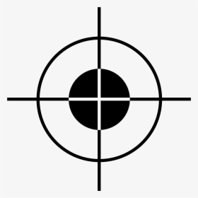Crosshair Target Visor Sightings Free Image - Transparent Sniper Target Png, Png Download, Transparent PNG