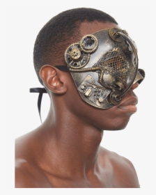 Gold Steampunk Terminator Mask - Bronze Sculpture, HD Png Download, Transparent PNG