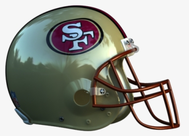 49ers Helmet Png - San Francisco 49ers Helmet Transparent, Png Download, Transparent PNG