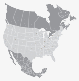 System-map - Grey Map Of Canada, HD Png Download, Transparent PNG