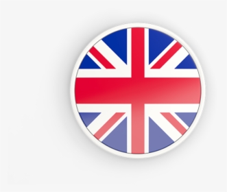 Round Icon With White Frame - Union Jack Flag Png, Transparent Png, Transparent PNG