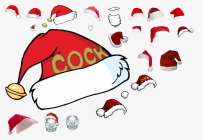 Christmas Spirit - Cartoon Christmas Hat Png, Transparent Png, Transparent PNG