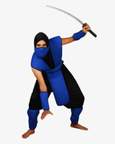 Blue Ninja Costume, HD Png Download, Transparent PNG
