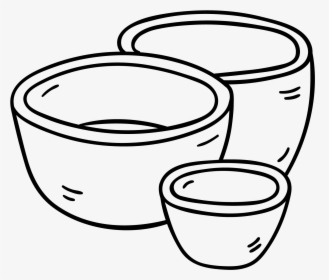 Bowls - Circle - Line Art, HD Png Download, Transparent PNG