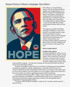 High Resolution Obama Hope, HD Png Download, Transparent PNG