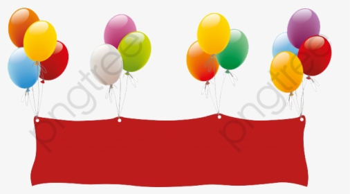 Birthday Balloons Clipart Orange - Balão De Aniversario Em Png, Transparent Png, Transparent PNG
