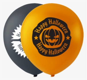 10 Halloweenballoons With Print, 10 - Halloween, HD Png Download, Transparent PNG