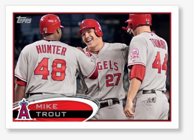 Mike Trout 2017 Topps Baseball Series 1 Rediscover - 2017 Topps Mike Trout, HD Png Download, Transparent PNG