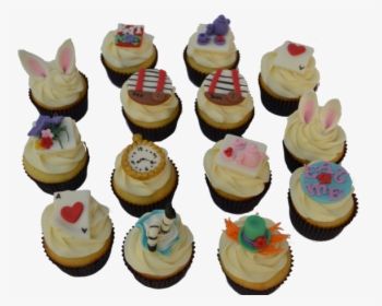 Mad Hatter Cupcakes - Cupcake, HD Png Download, Transparent PNG
