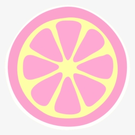 Pinky Lemonade Slice Clip Art At Clker - Clip Art Cucumber Slice, HD Png Download, Transparent PNG