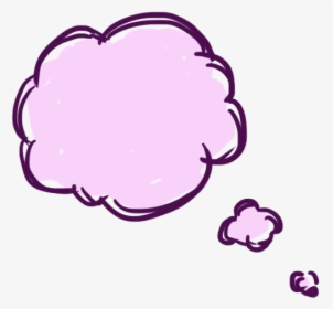 Purple Bubble Thought, HD Png Download, Transparent PNG