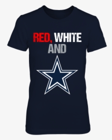 Dallas Cowboys Red White And Blue Star Front Picture - Active Shirt, HD Png Download, Transparent PNG