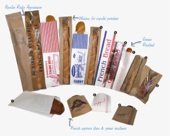 Italian Bread Paper Bag, HD Png Download, Transparent PNG