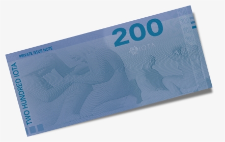 [test Print] 200 Iota - Banknote, HD Png Download, Transparent PNG
