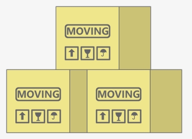 Moving, Boxes, Box, Cardboard, House, Home, Packing - Moving Company, HD Png Download, Transparent PNG