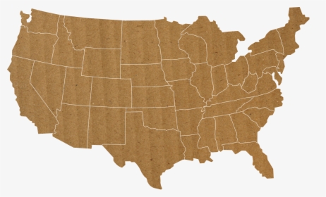 Cardboard Us Map - States Where You Can Be Fired For Being Gay 2017, HD Png Download, Transparent PNG