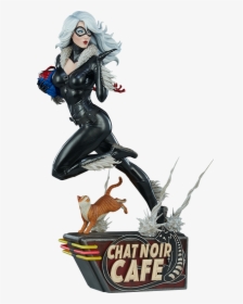 Black Cat Marvel Statue, HD Png Download, Transparent PNG
