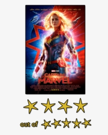 Capitã Marvel Cartaz Cinema, HD Png Download, Transparent PNG