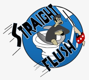 Nose Art On The B-29 Superfortress Bomber Named “straight - B29 Bomber Straight Flush, HD Png Download, Transparent PNG