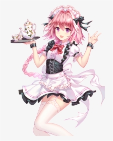 Fate Apocrypha Astolfo Hentai , Png Download - Astolfo In Maid Outfit, Transparent Png, Transparent PNG