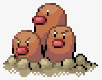 Dugtrio Pixel Art, HD Png Download, Transparent PNG